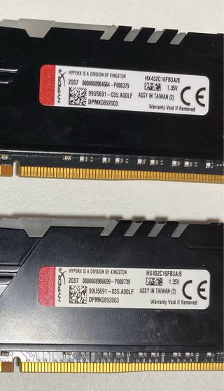 Kit 16GB RAM DDR4 HyperX Fury RGB 3200MHz