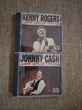 CDs Música Country: Kenny Rogers y Johnny Cash