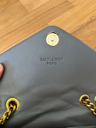 Borsetta Saint Laurent Pelle Grigia Matelasse’