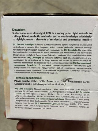 Foco Downlight CAROLIN DLR GU10