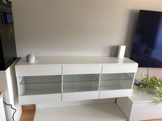 Mueble salón modular blanco