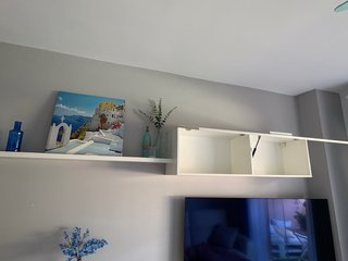 Mueble salón modular blanco