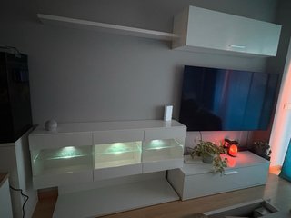 Mueble salón modular blanco