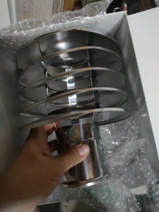 Sombrerete para estufa de pellets 80mm