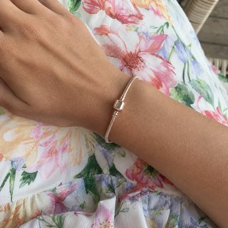 Pulsera Cadena Oro Rosa Elegante  21cm