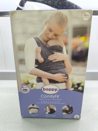 Fular mochila portabebés recién nacido gris unisex