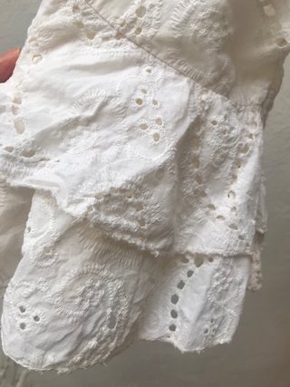 Vestido Ibicenco Mujer Blanco Talla XL