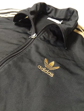 Adidas Originals Firebird Black & Gold - Big Logo