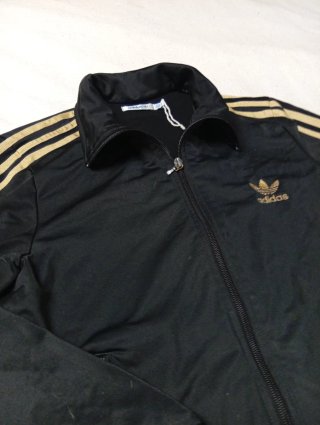 Adidas Originals Firebird Black & Gold - Big Logo