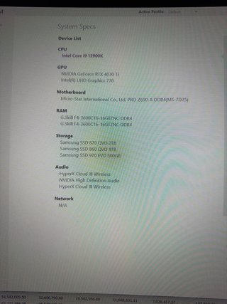 Gaming PC I9 13900k 4070ti