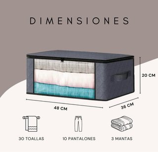 9 Bolsas guardarropa con cremallera