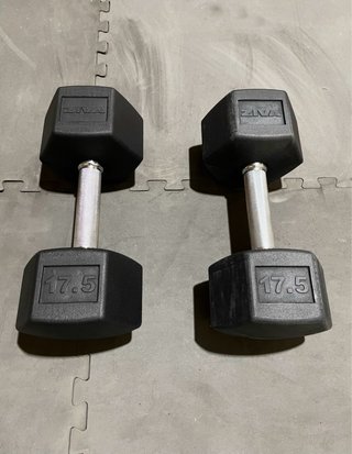 Mancuernas 17.5kg ziva