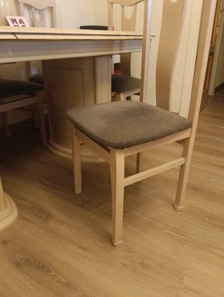 Mesa comedor de madera extensible 100cm +6 sillas