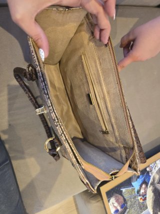 Bolso Vintage Prada Piel Cocodrilo y Serpiente