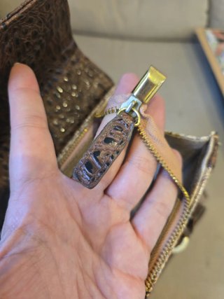 Bolso Vintage Prada Piel Cocodrilo y Serpiente