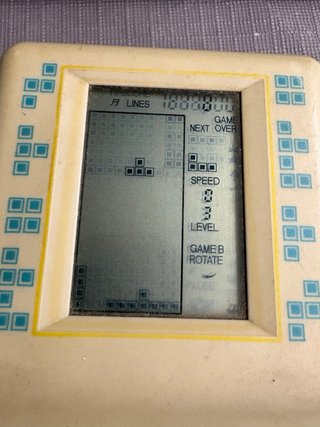 Consola Brick Game 2 en 1 E-33 Beige