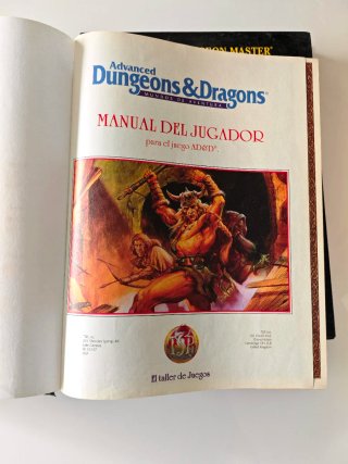 Manual del Jugador D&D 2ª Edición TSR