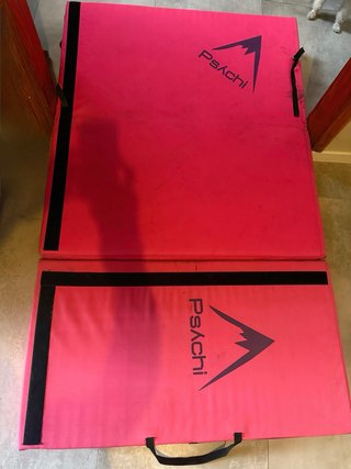 Crash Pad Colchoneta Escalada Psychi Triple Rosa