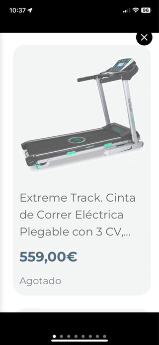 Cinta de Correr Eléctrica Plegable