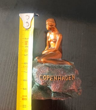 Estatua Vintage Copenhague Sirena
