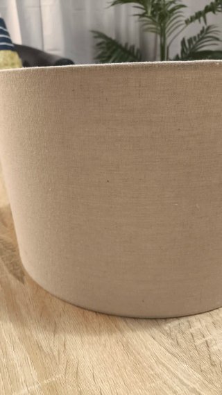 ¡ÚLTIMO PRECIO! Pantalla lámpara de techo beige te