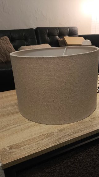¡ÚLTIMO PRECIO! Pantalla lámpara de techo beige te
