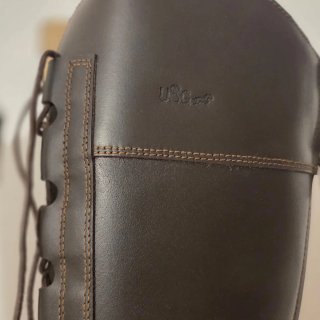 Botas de equitación de cuero marrón