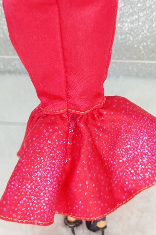 Barbie Fashionista Vestido Rosa Brillante