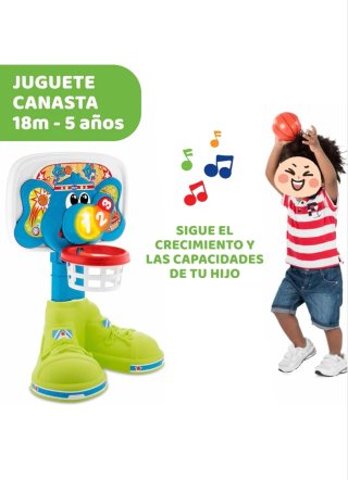 Canasta infantil interactiva elefante