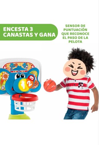 Canasta infantil interactiva elefante