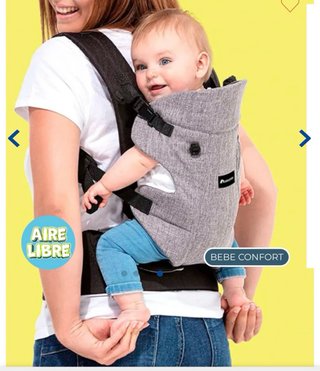 Mochila Porta Bebé Bebeconfort Gris