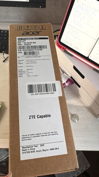 Chromebook Acer Spin 511 consegna a mano