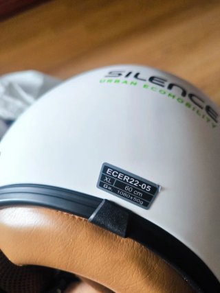 Casco Moto Scooter Blanco y Verde
