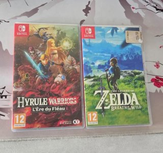 Hyrule Warriors y Zelda Breath of the Wild switch