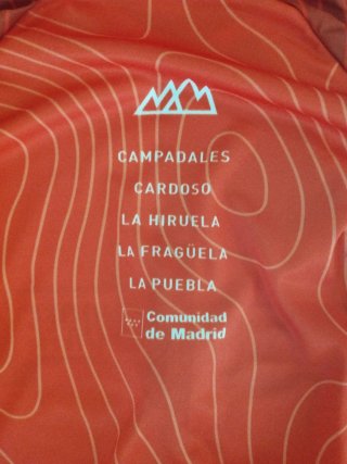 Maillot Cicloturista Sierra Norte Madrid Talla M