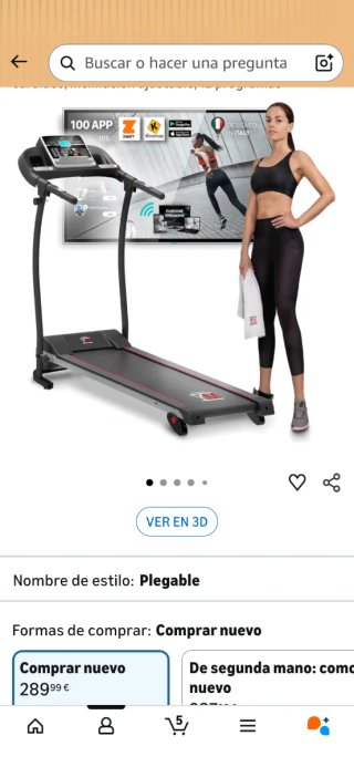 Cinta Correr Eléctrica YM Your Move Plegable