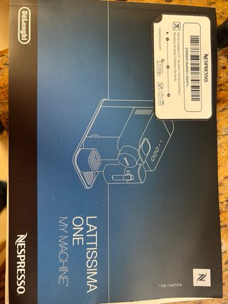 Cafetera Nespresso Lattissima One