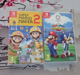 Super Mario Maker 2 + Mario y Sonic JJOO Switch