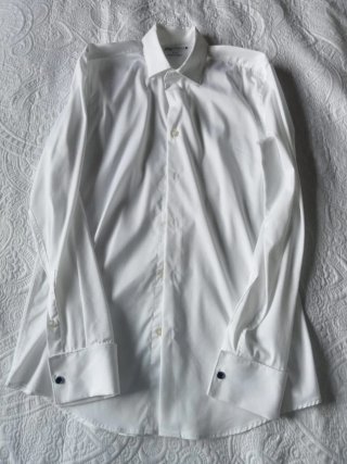 Traje azul marino Zara
