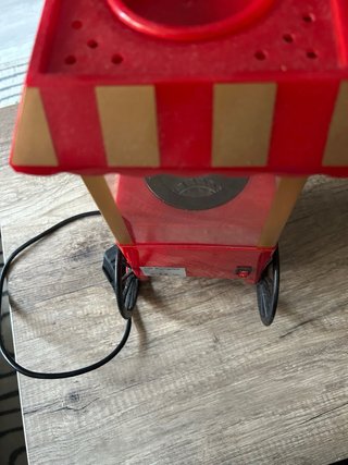 Palomitero rojo estilo retro