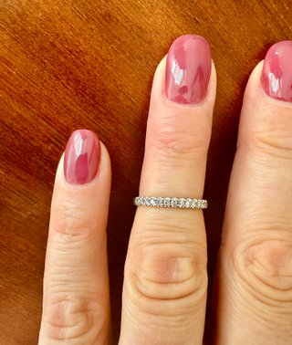 Anillo 18K Diamantes Naturales 0.21cts