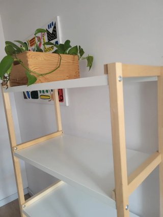 Estantería Ekenäbben IKEA Madera Blanca