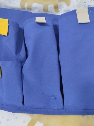 Almacenaje cama infantil con bolsillos azul IKEA