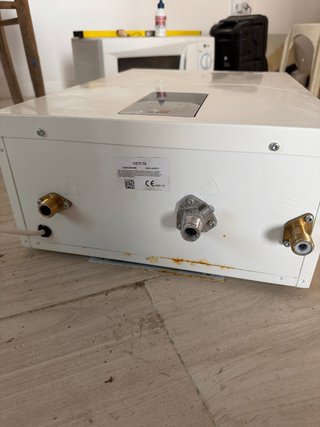 Calentador de gas propano