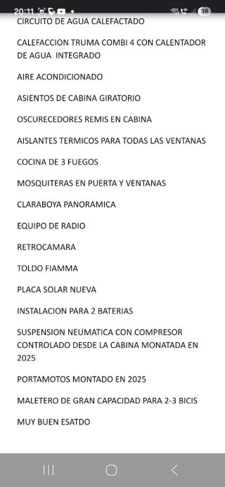 AUTOCARAVANA KNAUS VANTI 550 año 2010 150000KM
