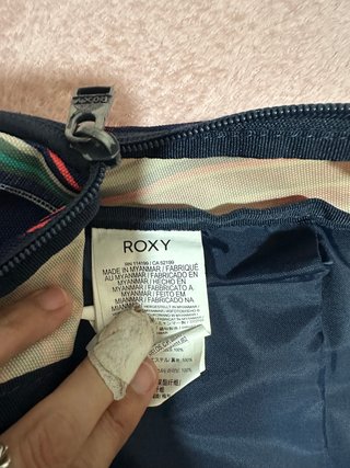 Mochila Roxy étnica azul y rosa