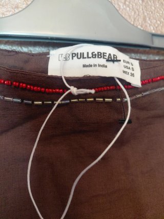 Falda Pull&Bear S con estrellas