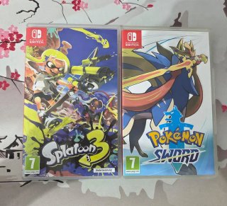 Splatoon 3 y Pokémon Espada para switch