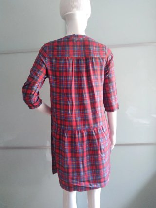 Vestido cuadros Ganso