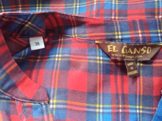 Vestido cuadros Ganso